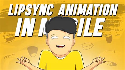 HOW TO MAKE LIP SYNC ANIMATION IN MOBILE Like RGBucketList YouTube