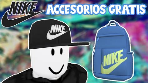 CÓMO CONSEGUIR GORRA y MOCHILA de NIKE GRATIS en ROBLOX YouTube