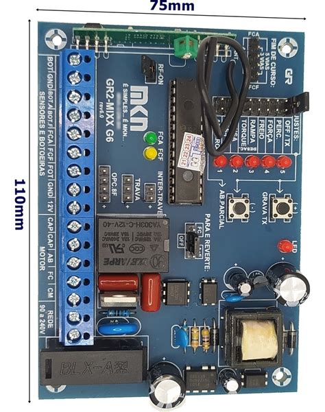 Central Eletr Nica Para Motor De Port O Garen Gr Mixx Mkn