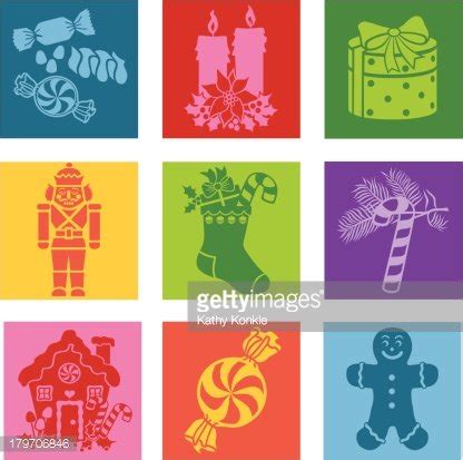 Christmas Pop Art Icons Stock Clipart | Royalty-Free | FreeImages