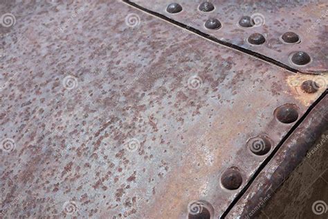 Large Tank Is Riveted Together Stock Image Image Of Opening Deco