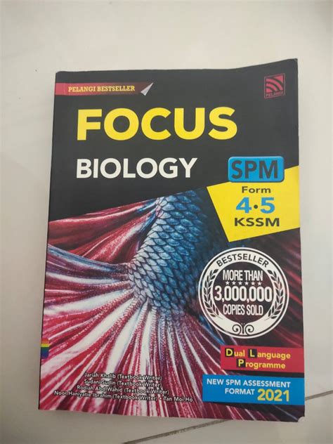 SPM Biology From4 5 Hobbies Toys Books Magazines Textbooks On