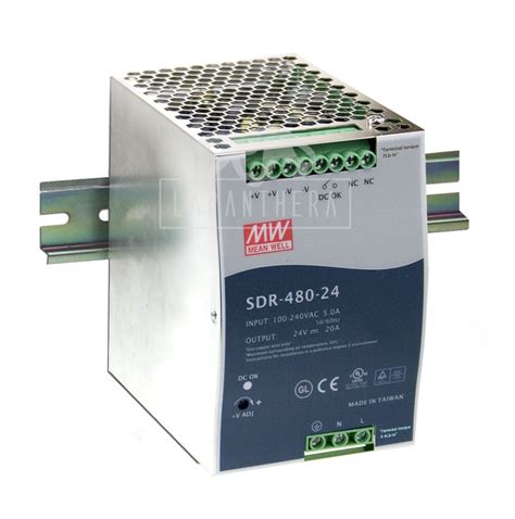 Meanwell Webbolt Mean Well Sdr 480 24 Din Rail Mounting Power