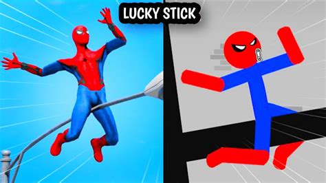 Spiderman Vs Spiderstickman Stickman Dismounting Funny And Epic