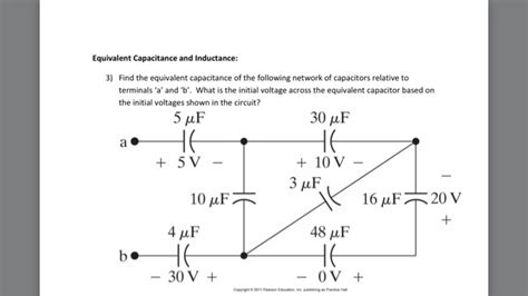 Solved Find The Equivalent Capacitance Of The Following