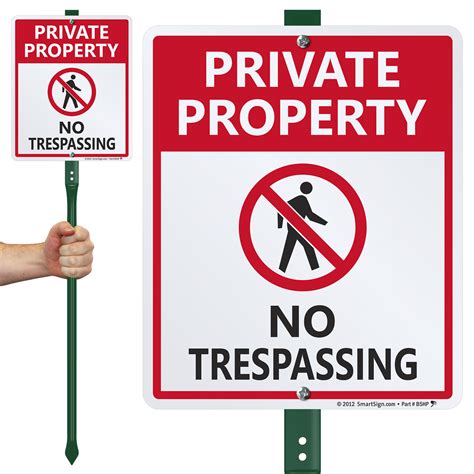 No Trespassing Sign PNG Transparent Images