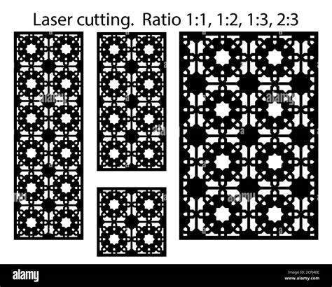 Shade Screen Privacy Fence Template Laser Cut Vector Panel Screen