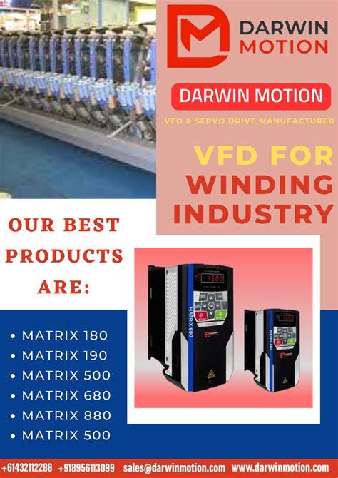 Darwin Motion Vfd For Winding Industry