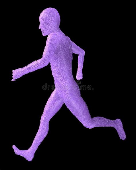 Abstract Man Figure Running Stock Photo Image Of Anatomy Pain 43325272