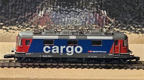 Märklin mini club Spur Z 88592 E Lok Re 4 4 II SBB Cargo Kaufen auf