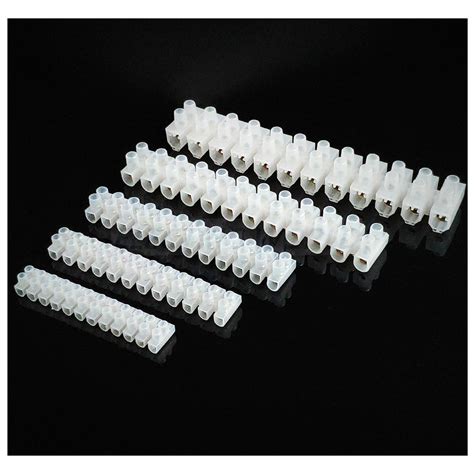 Plastic Terminal Block Wire Connector 5A 10A Dual Row 12 Positions