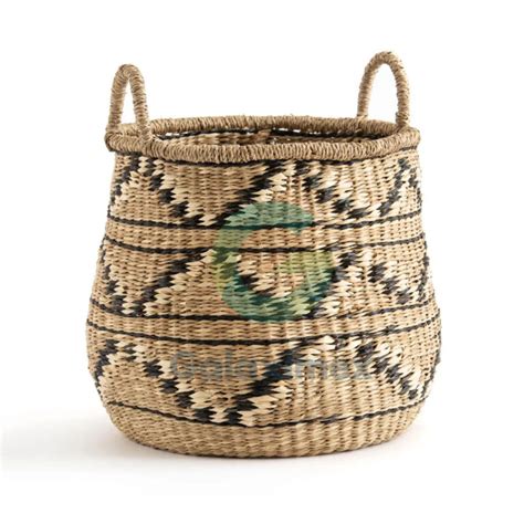 Medium Woven Seagrass Storage Basket Galaximex