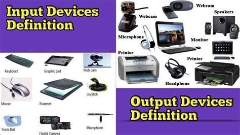 Input Output Device Definition Type Of Input Devices Type Of