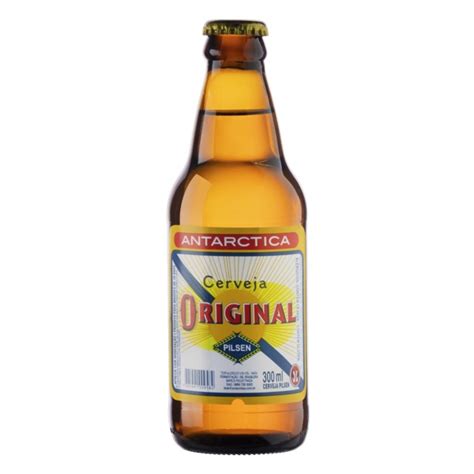 Cerveja Pilsen Antarctica Original Garrafa 300ml SG Super Ceilândia