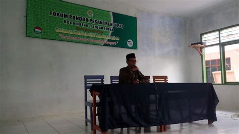 Pendidikan Diniyah Dan Pondok Pesantren Kegiatan Sosialisasi Dan