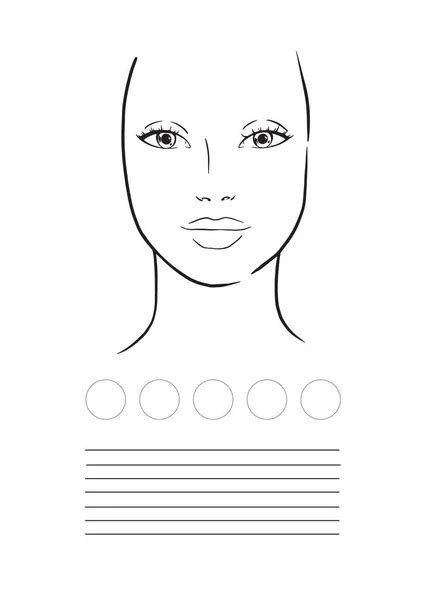 Printable Face Charts For Makeup Artists Saubhaya Makeup