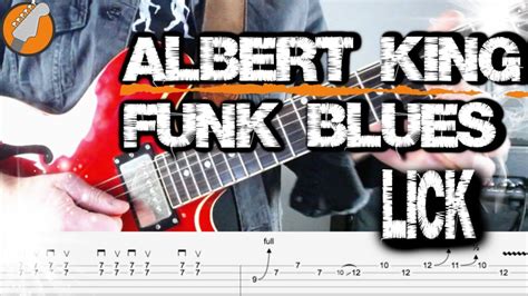 Funky Albert King Blues Lick With Guitar Tabs Learn A Funk Blues