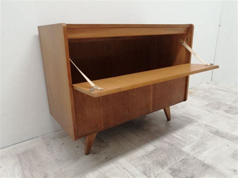 Komoda Prl Vintage Sideboard Bytomska Du Ska Design Pod Tv Radio