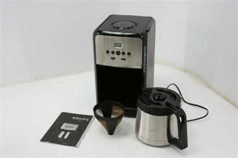 Krups Et Coffee Maker Programmable Thermal Cup Black For Sale