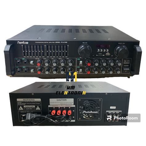 Jual Power Amplifier Firstclass Fc A Ampli Bluetooth Shopee