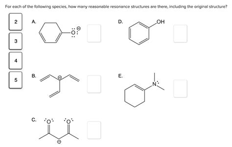 Solved Which Of The Following Species Are Conjugated Select Chegg