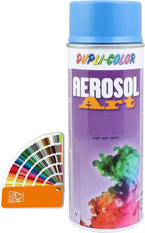 Dupli Color Aerosol Art 400ml Spuitbus MAT RAL 5012 Bol