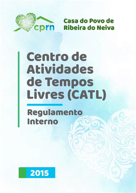 Pdf Centro De Atividades De Tempos Livres C Atl Cprn Pt A Ficha