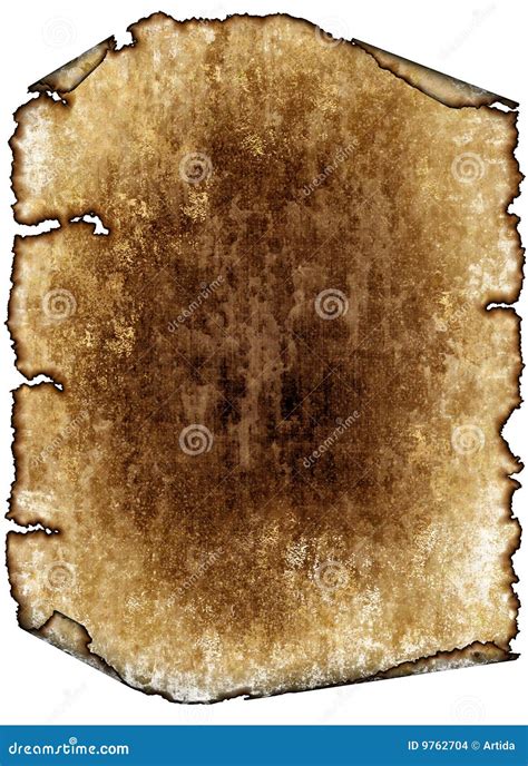 Antique Parchment Paper Scroll, Texture Stock Images - Image: 9762704