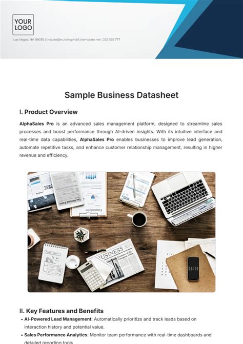 technical data sheet template  edit
