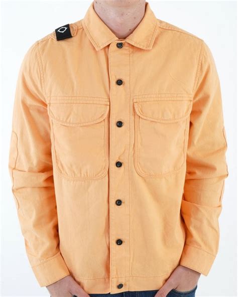 Ma.strum Two Pocket Overshirt Orange - 80s Casual Classics