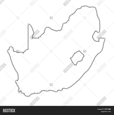 South Africa Outline Image And Photo Free Trial Bigstock