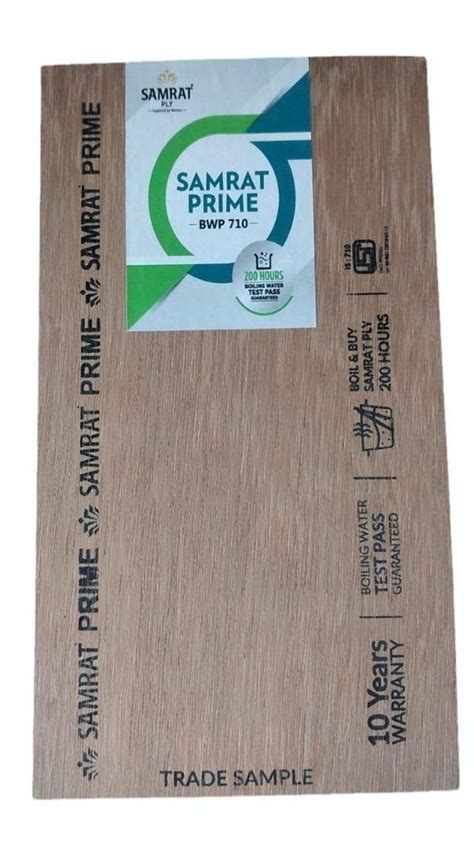 12 Mm Samrat Prime Plywood For Furniture 8x4 At Rs 150 Sq Ft In