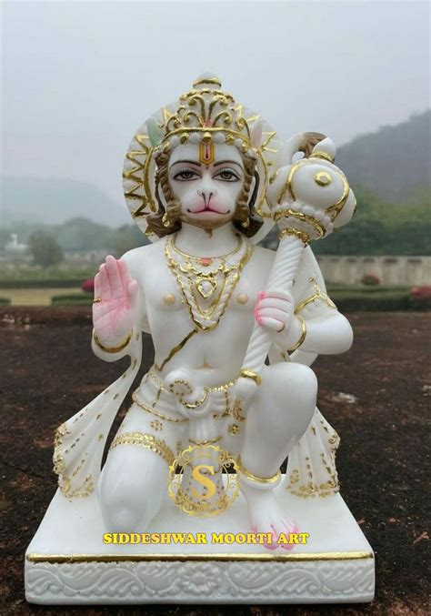 Marble Hanuman Statue In Pure White Marble Artofit