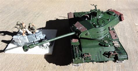 Warlite's Miniatures: M41 Walker Bulldog Tank Model