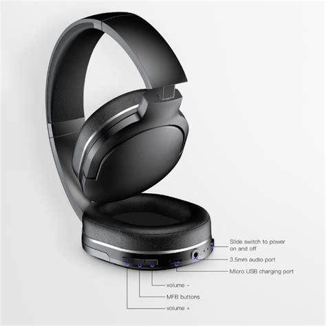 Baseus Encok D Wireless Bluetooth Headphones Black