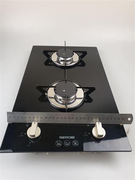 Thetford Topline 922 Black Glass Gas Hob 2 Burner Float Your Boat