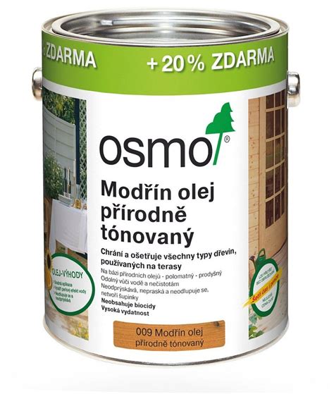 OSMO terasový olej 2 5l modřín Terasové oleje na dřevo Ardea cz