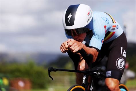 As It Happened Evenepoel Beats Ganna And Tarling To Win Elite Men S Tt