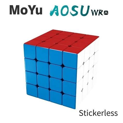 CASSE TETE M stickerless cube magique magnétique WR M 4x4x4 puzzle de