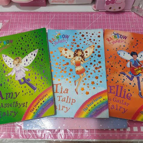 Rainbow Magic Fairies Amy The Amethyst Fairy Tia The Tulip Fairy