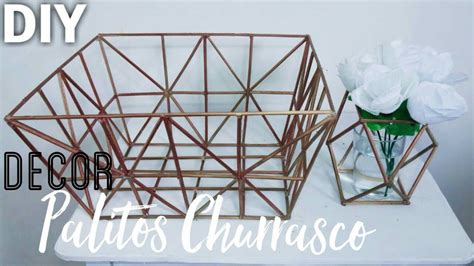 Diy Decoracao Ideias Palito De Churrasco Festas Criativas