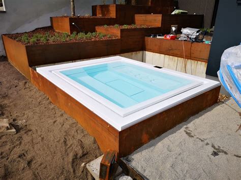 Minipool Zen Pro Active By Spa Natural Piscine With Cortensteel Mini