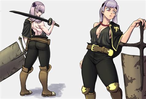 Limn044 Noelle Silva Black Clover Absurdres Highres 1girl Ass Asta Black Clover