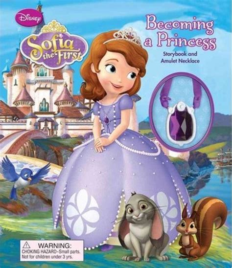 Disney Sofia The First Becoming A Princess Storybook And Amulet Necklace Hardcover Price