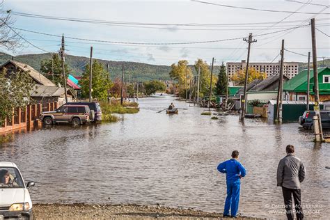 Flooding in Amur River, Russia