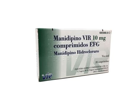 Manidipino Vir Efg ⋆ Laboratorios Vir