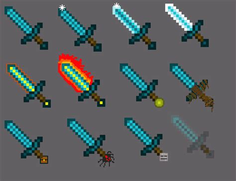 Minecraft Pixel Art Diamond Sword