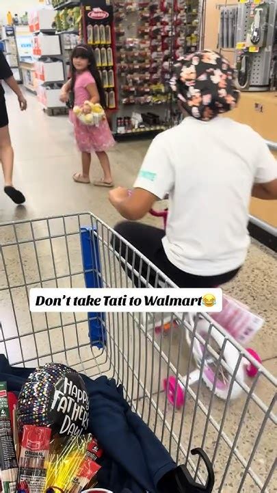 Life With Tati At Walmart😂 Tati Funnymoments Walmart Bike Reels