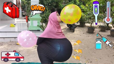 Drama Lucu Ibu Hamil Tiup Balon Pakai Kentut Depan Belakang Youtube