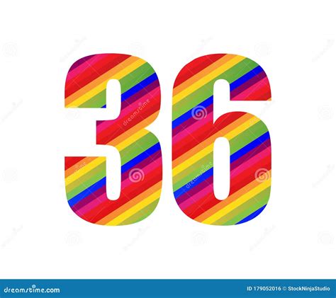 Printable Number 36